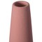 Uniquewise 8 Inch Contemporary Ceramic Cone Shape Table Vase Modern Pastel Colored Flower Holder, Pink QI004359.RD - alternate 5